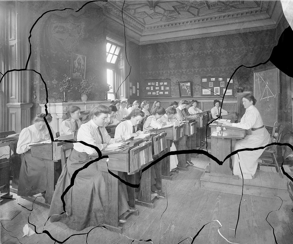 Clifton High School for Girls, Classroom, 25 Jun 1908 Flickr