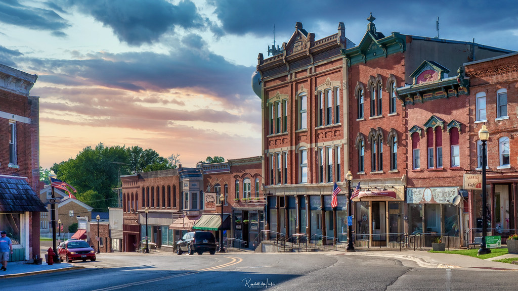 Warren Commercial Historic District, Warren, Illinois a photo on