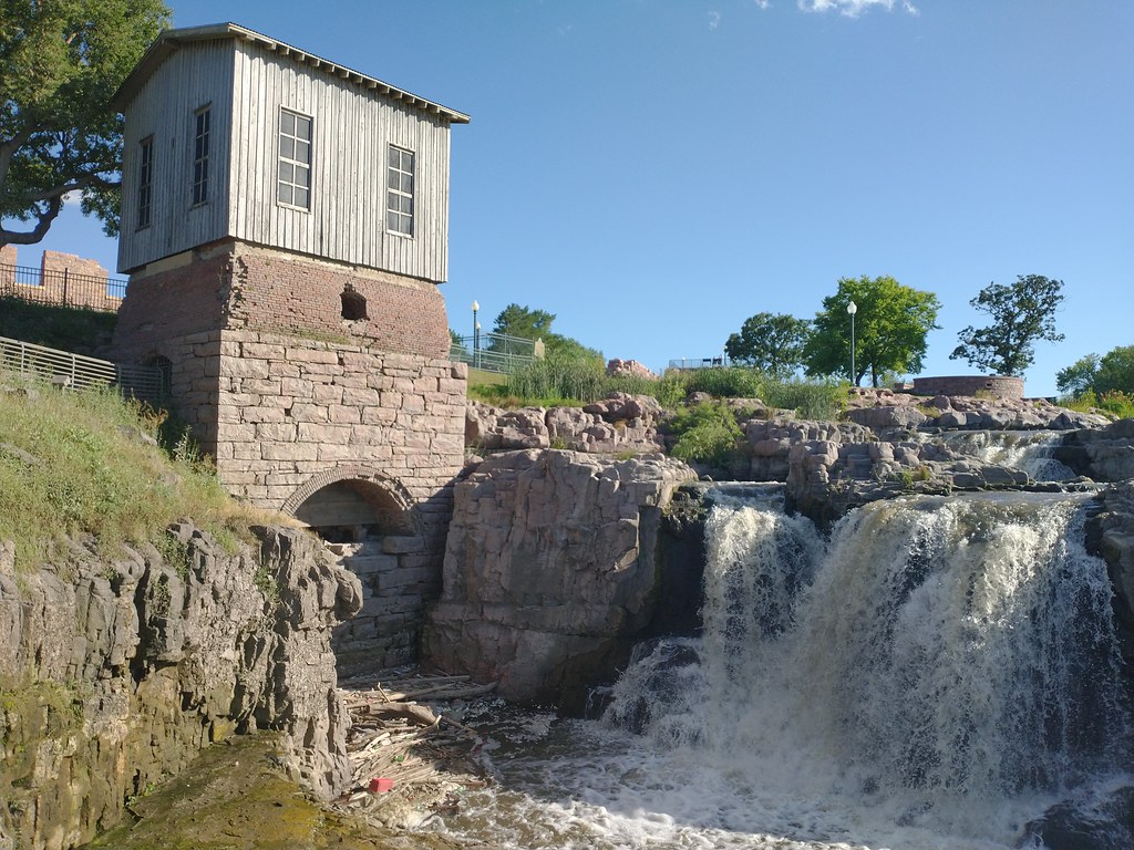 Mill and the falls Sioux Falls South Dakota amanderson2 Flickr