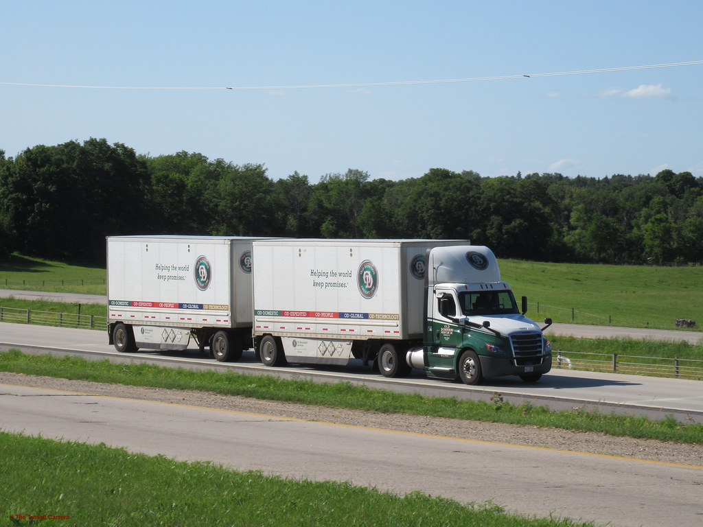 Old Dominion Freight Line Old Dominion double trailer truc… Flickr