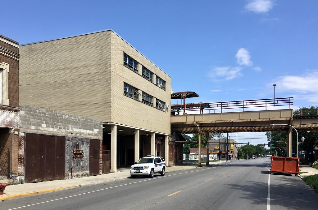 Former CTA station at Racine/63rd (which is between the ac… Flickr