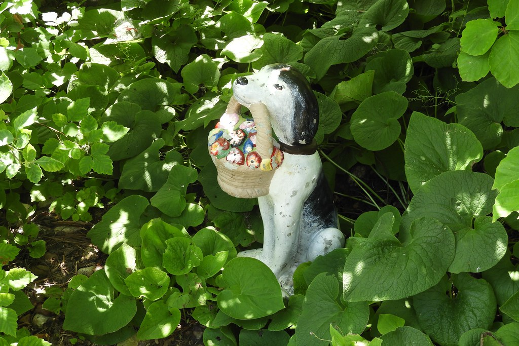 Dog Statue in Guelph Enabling Garden Joseph Hollick Flickr