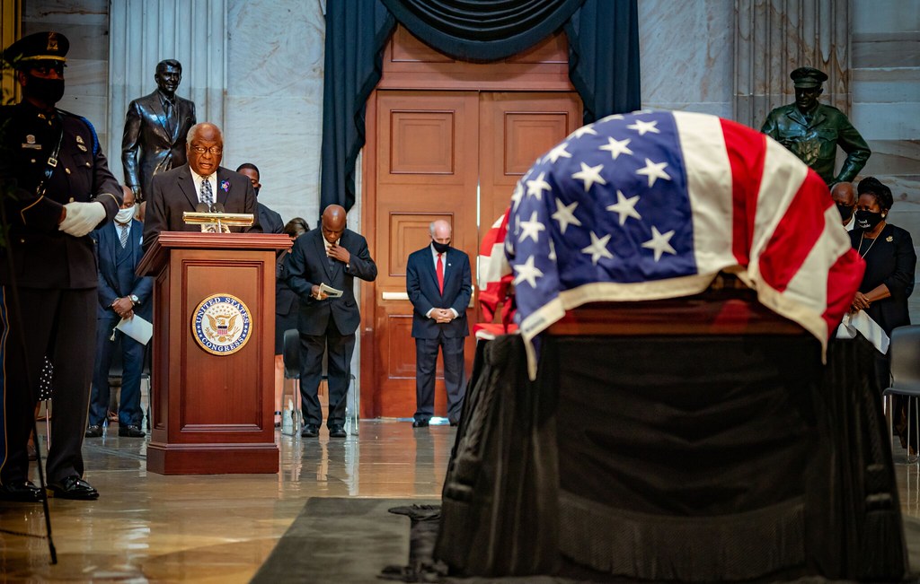 John Lewis Funeral 2 Rep. James E. Clyburn Flickr