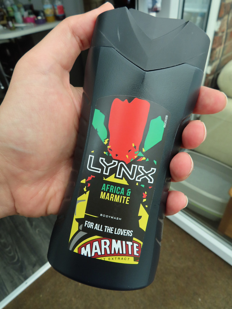 Lynx Africa & Marmite Any other year, Marmite shower gel w… Flickr