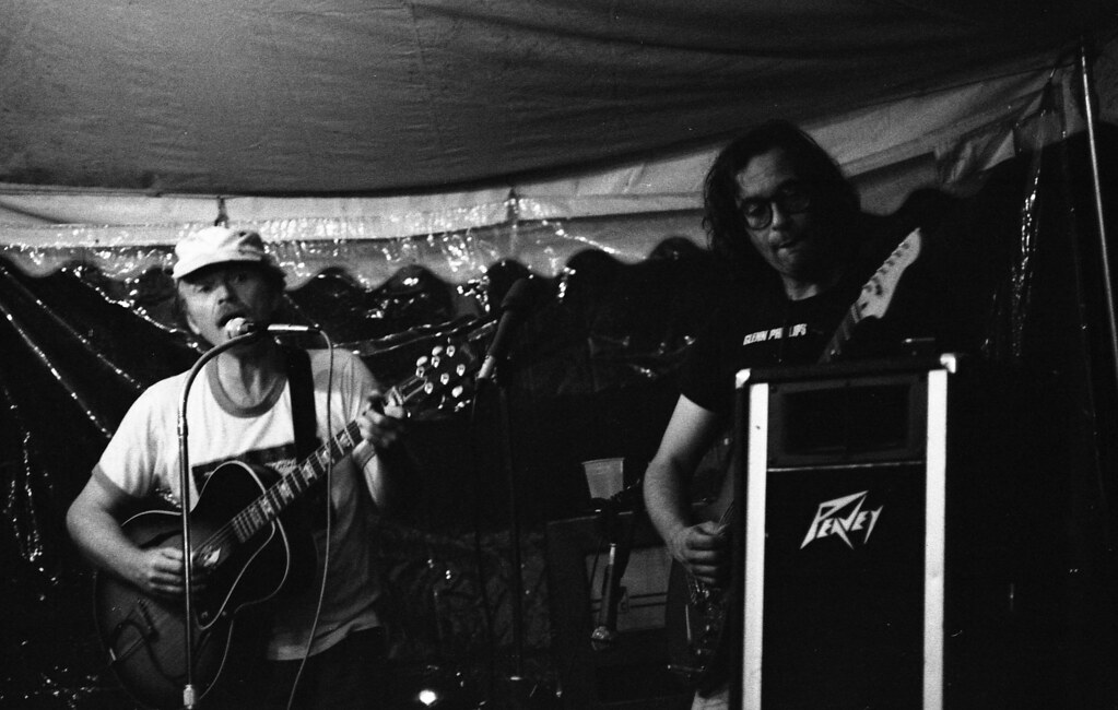 Michael Hurley and friend, upstate New York, 1986 I believ… Flickr