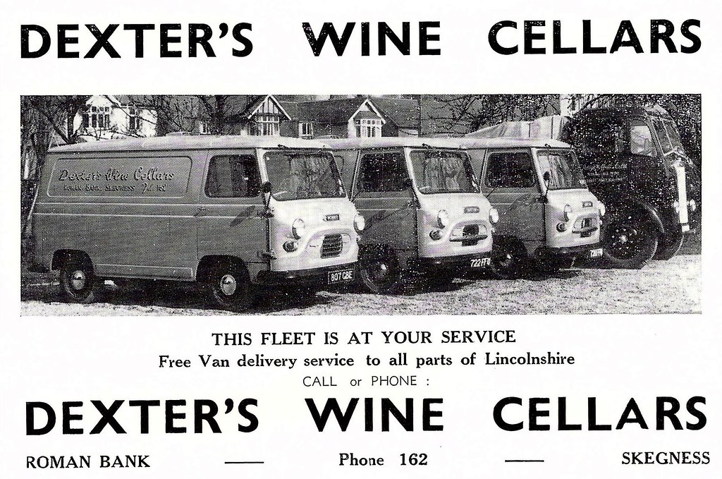 1964 ADVERT DEXTERS WINE CELLARS ROMAN BANK SKEGNESS Flickr