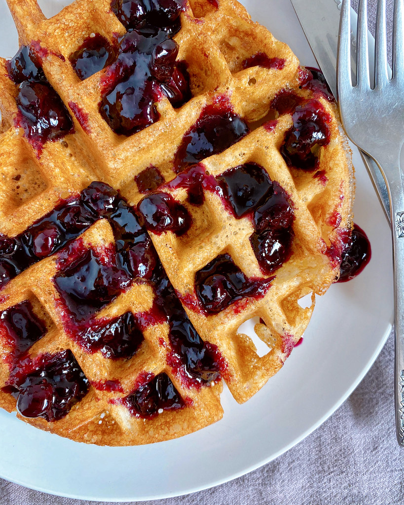 Sourdough Belgian waffles Flickr
