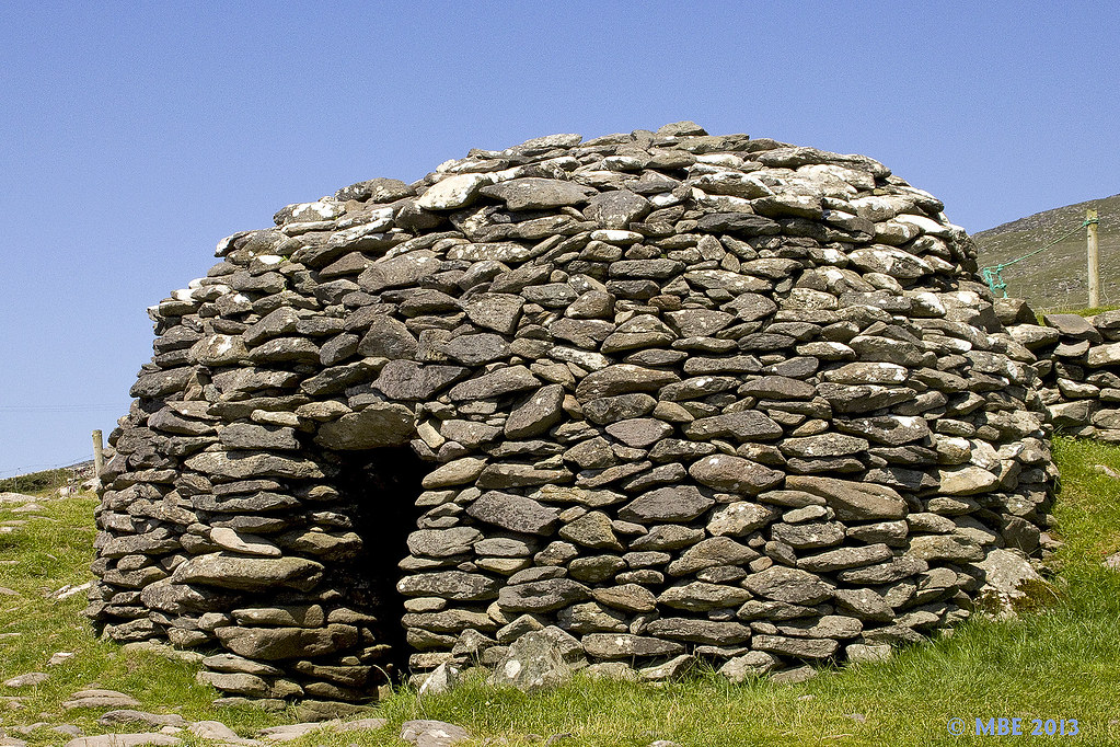 Clochán, or Stone beehive hut, Dingle, Co. Kerry The most … Flickr