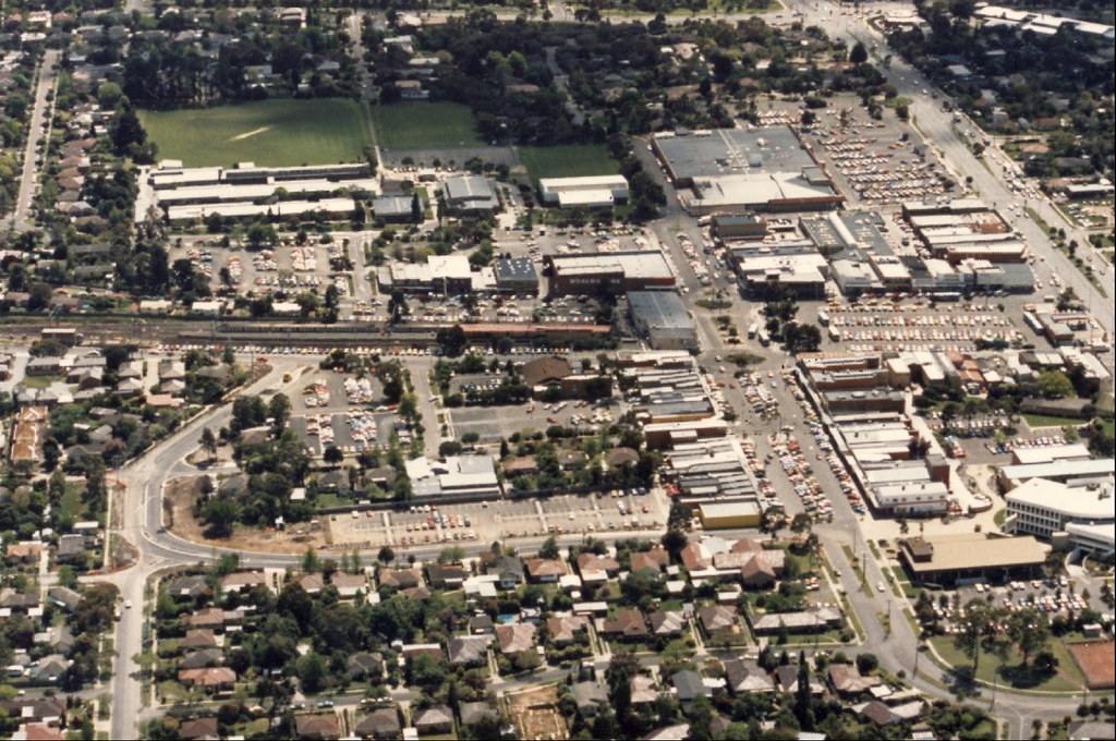 Aerial view of Glen Waverley featuring new Glen Waverley D… Flickr