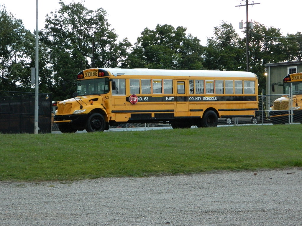 Hart County Schools 63 Bus lot Munfordville, KY. Flickr