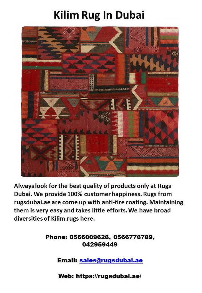 Kilim Rugs in Dubai Are you looking for best and high qual… Flickr