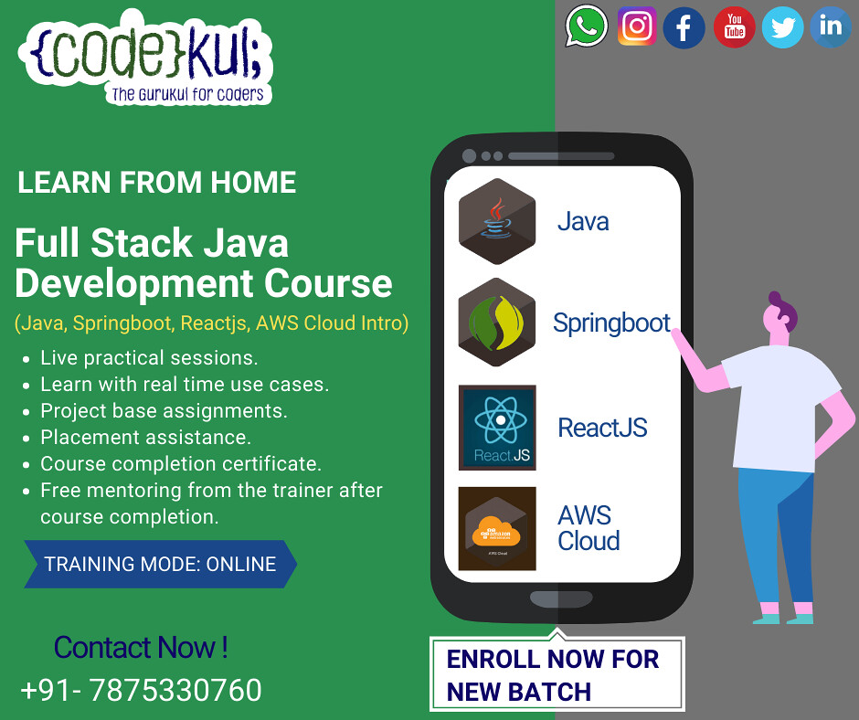 java full stack developer training in Pune Java full