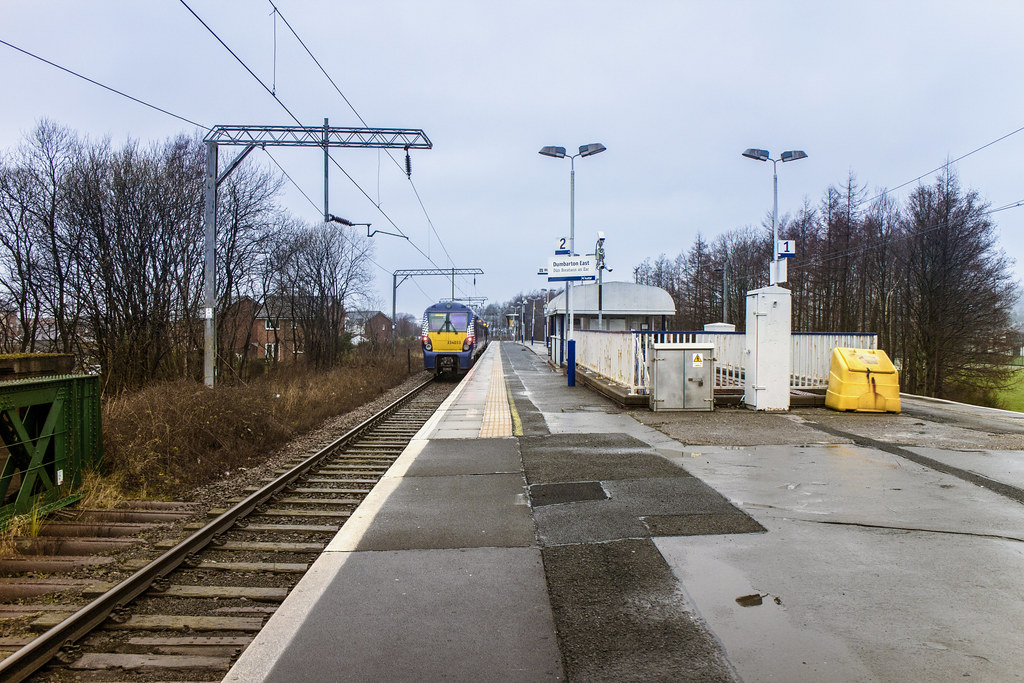Dumbarton East Station Dumbarton East railway station serv… Flickr