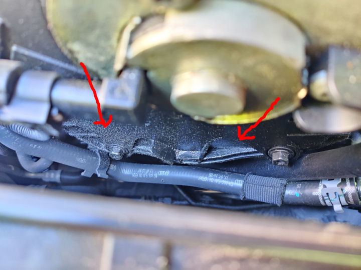 timing cover leaking oil