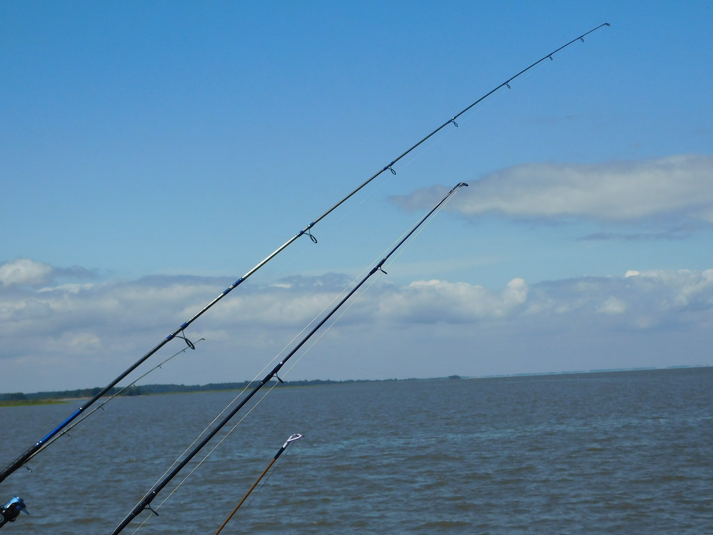 Fishing poles Woodland Beach Delaware Larry Flickr