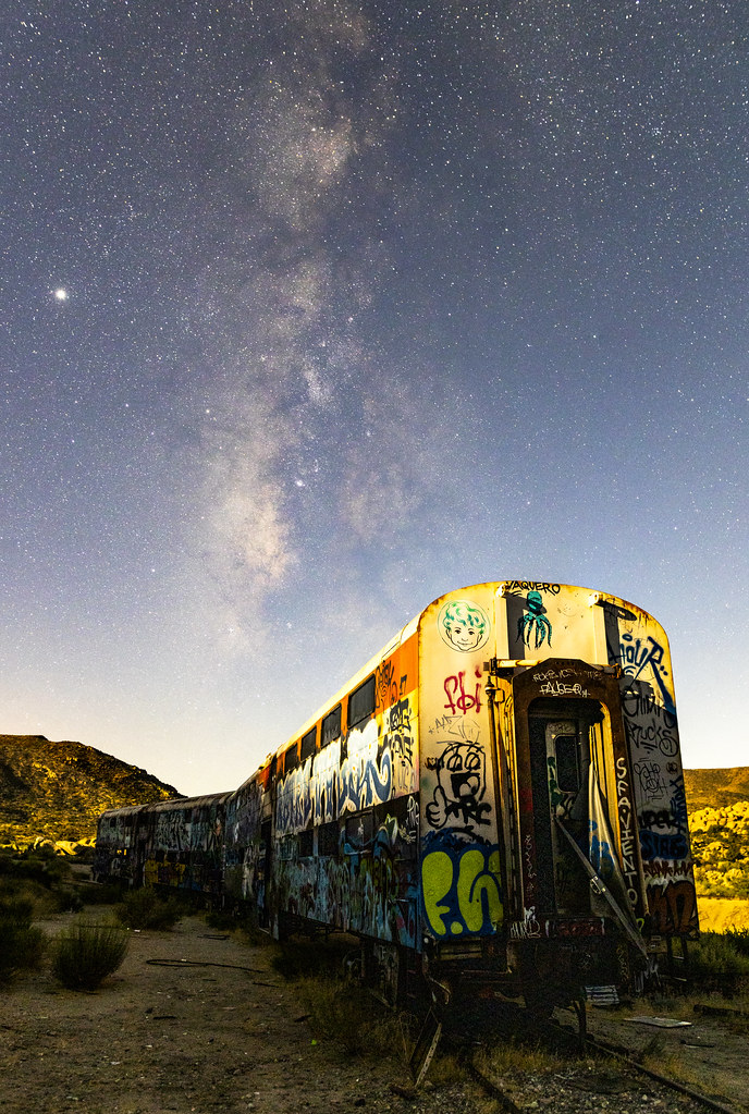 The Milky Way Express I revisited these abandoned train ca… Flickr