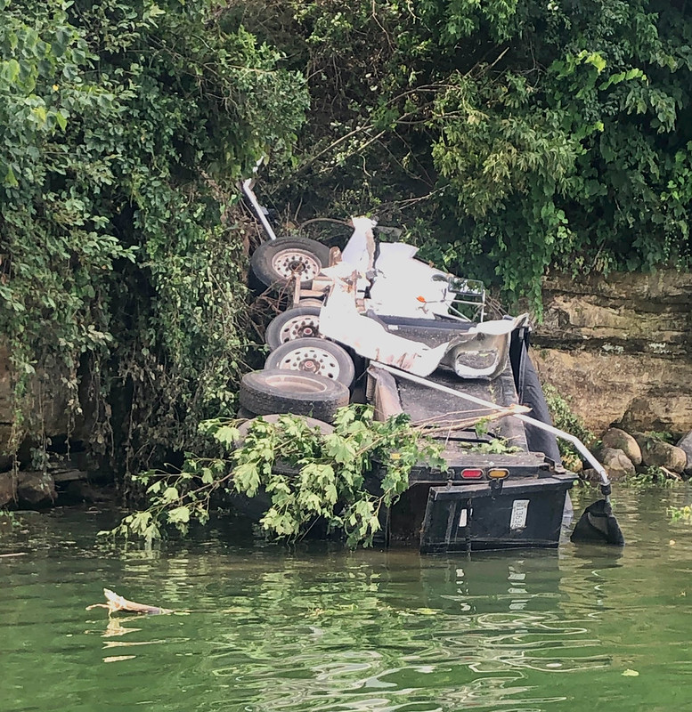 Dump Truck Accident, Lake Mendota, Aug 10, 2020 Flickr