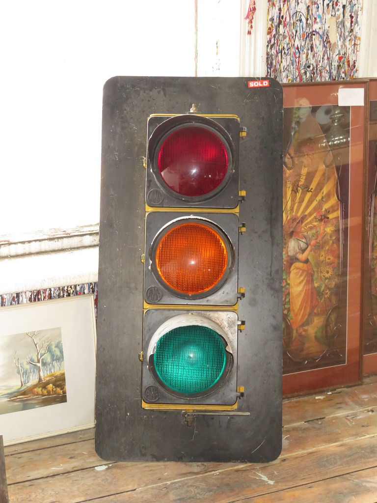 Vintage 1960s/70s AWA traffic light Found at an antique sh… Flickr