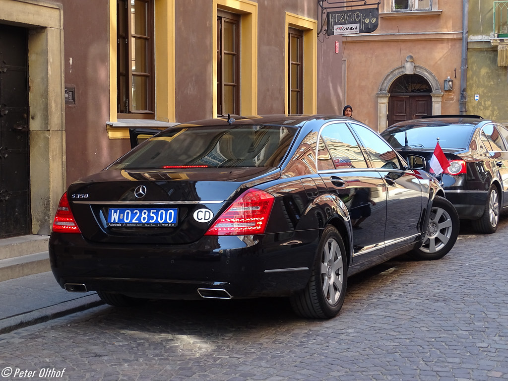 MercedesBenz S350, Diplomatic car from Indonesia Warszawa