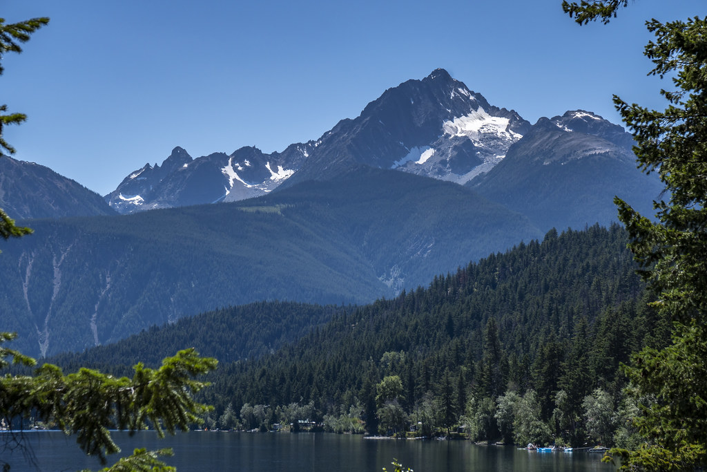 Mount Sloan and Mt Land at Gun Lake British Columbia Flickr
