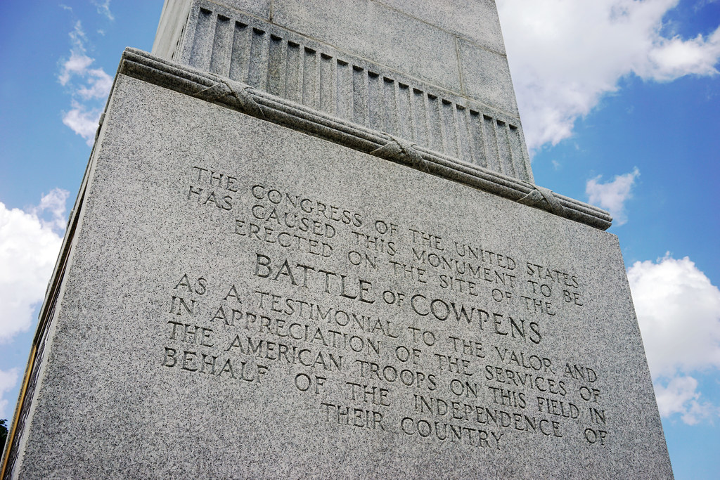 Cowpens Battlefield 2018, battlefield monument The Island Kings Flickr