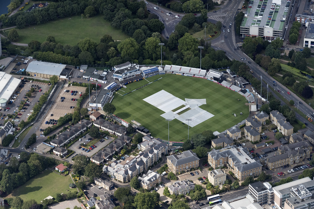 Essex County Cricket Club ground aerial image Aerial view … Flickr