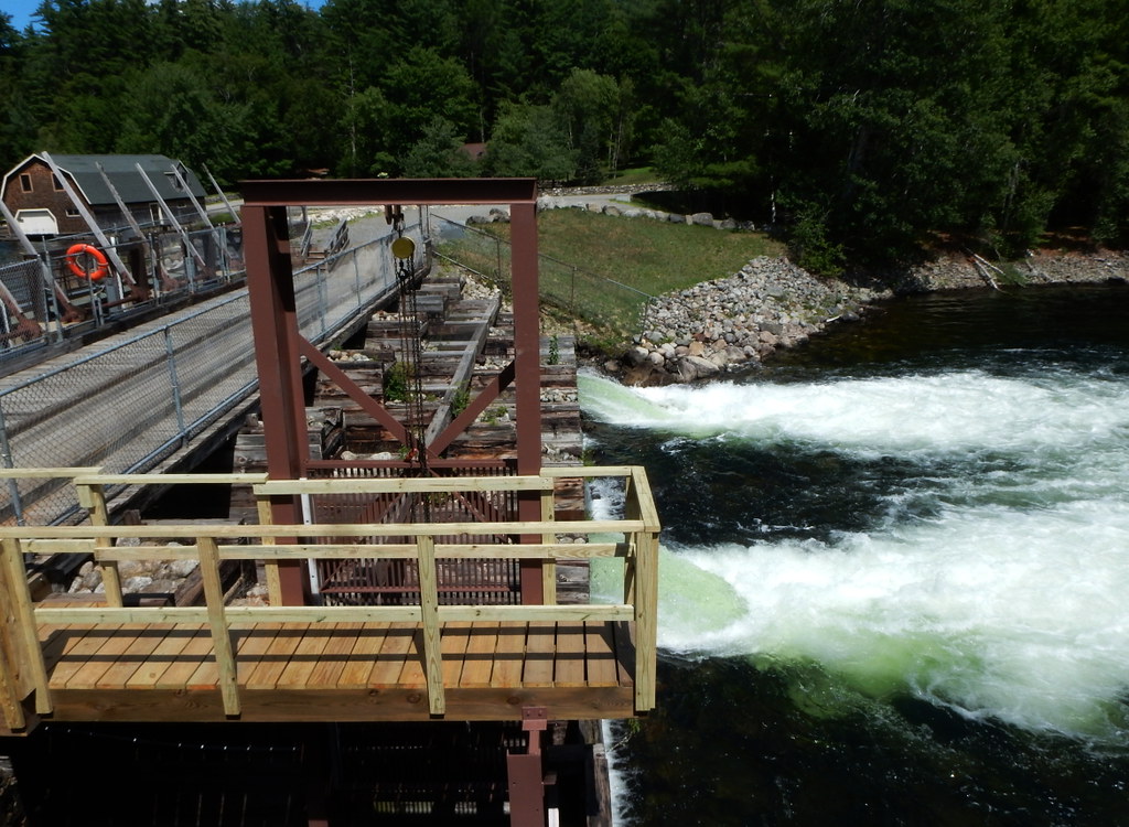 at the Dam West Grand Lake Maine Dam was first erected ar… Flickr