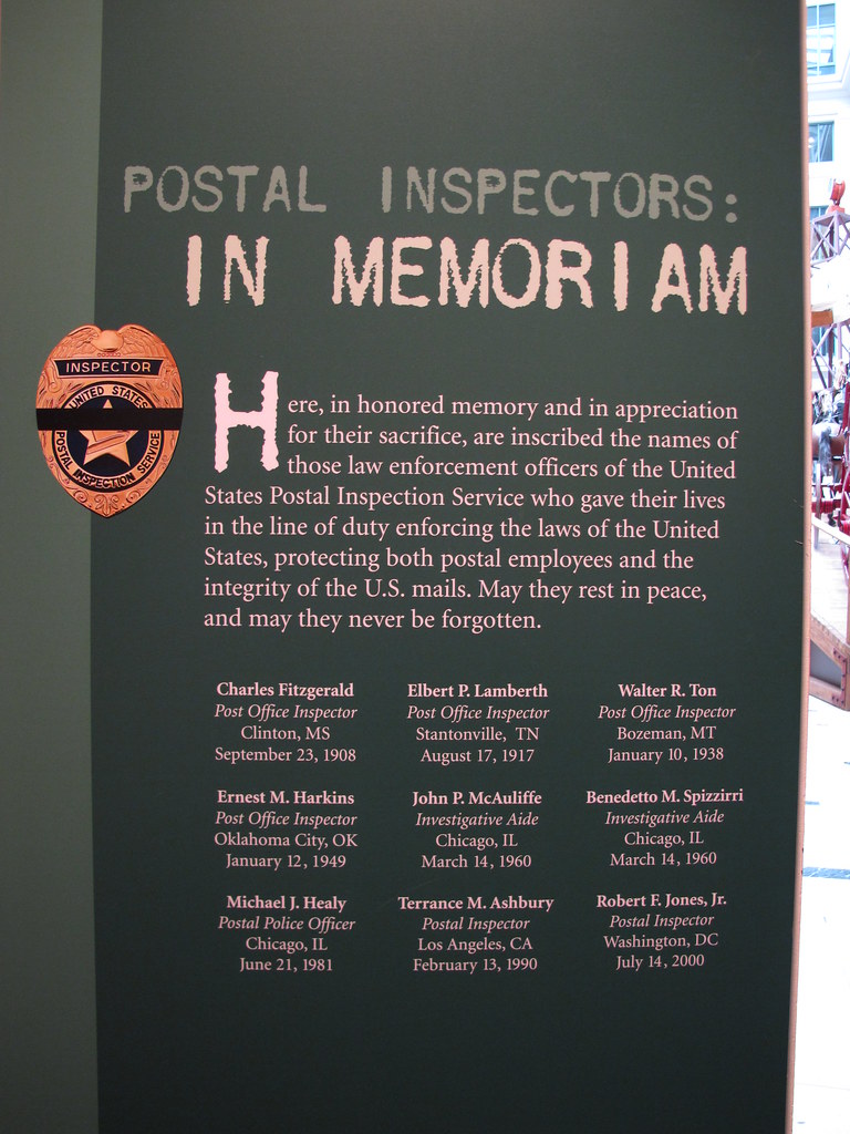 Postal Inspectors In Memoriam Smithsonian National Postal… Flickr(05)
