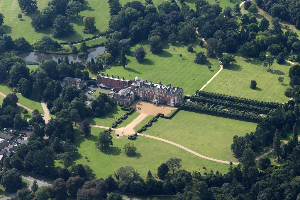 Sandringham House aerial image Norfolk UK Aerial view of… Flickr