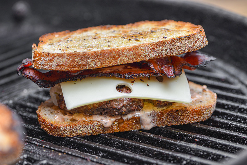 Grilled Pastrami Bacon Cheeseburger Recipe The Meatwave