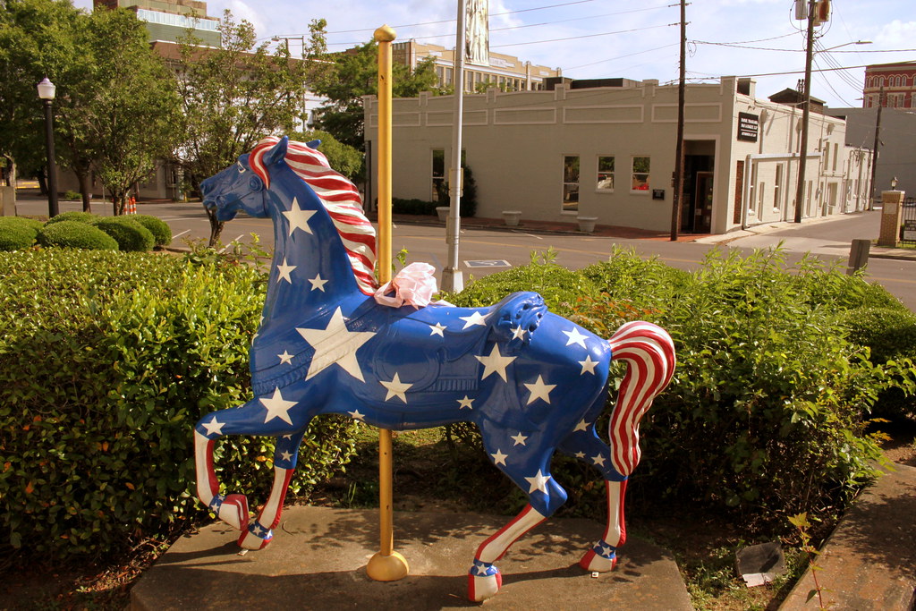 Meridian Carousel Tour StarSpangled Pony Meridian, MS h… Flickr