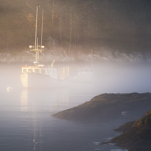 Foggy Cove, Five Islands Maine This was captured on an ama… Flickr