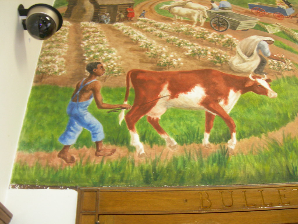 Tylertown Mississippi Post Office Mural Detail New Deal mu… Flickr