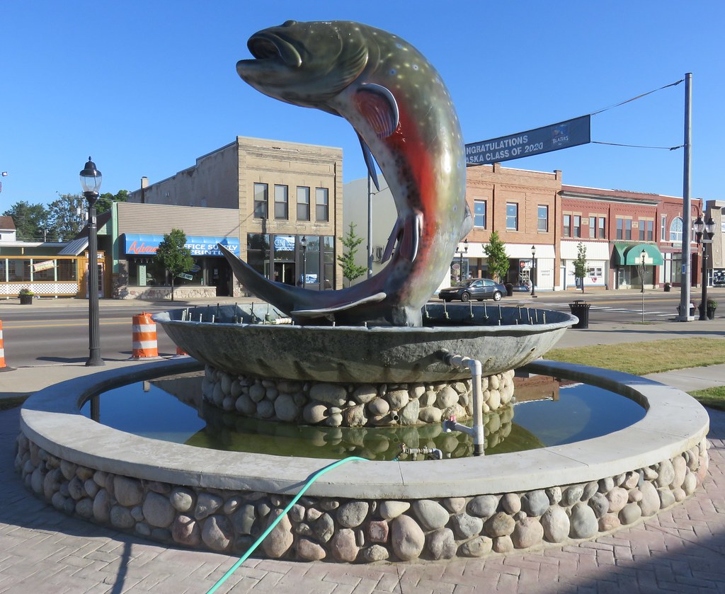 National Trout Memorial (Kalkaska, Michigan) Dedicated in … Flickr