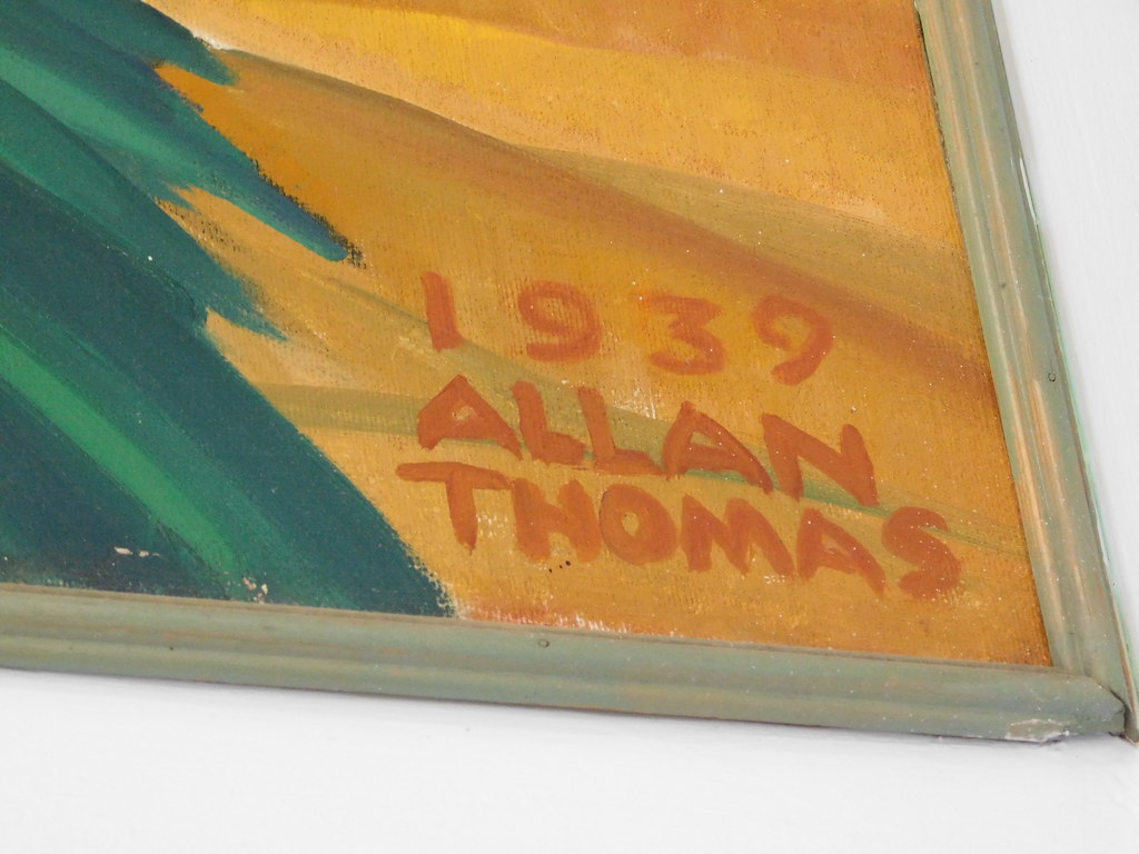 Wabasha Minnesota Post Office Mural Artist Signature a photo on