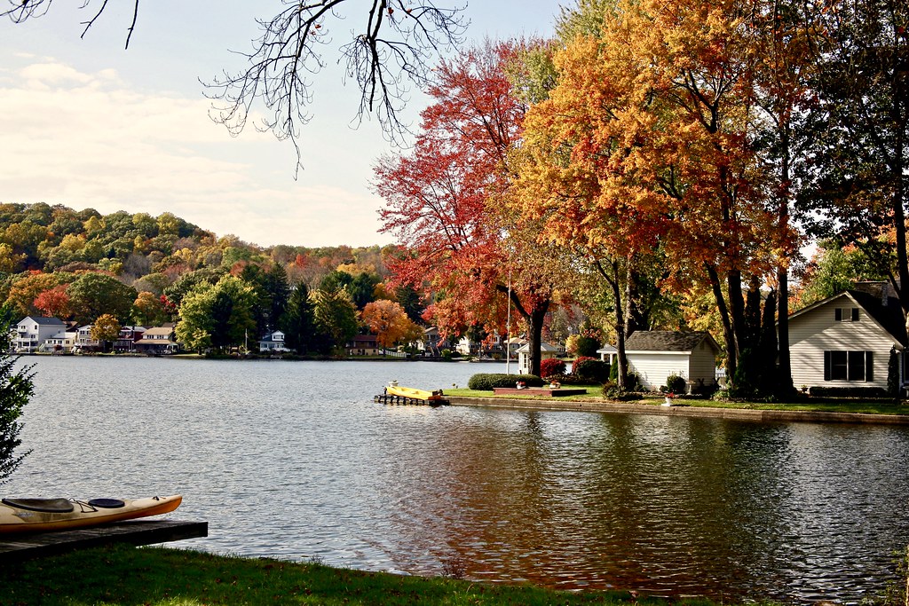 Autumn at Indian Lake in Denville Township New Jersey Flickr
