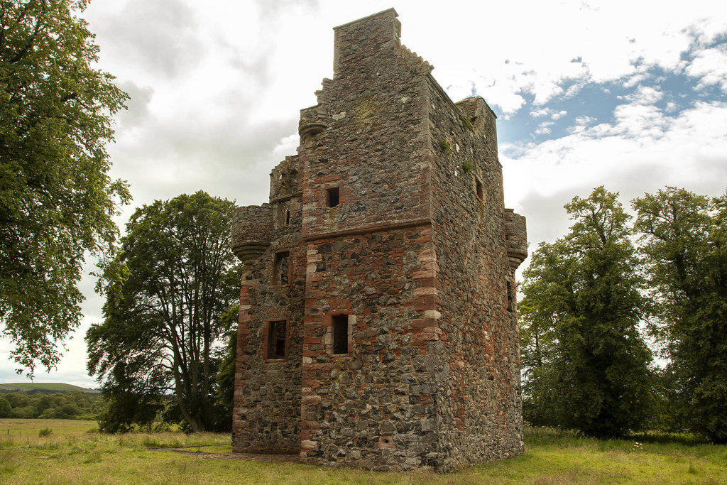 Greenknowe Tower Near Gordon, Berwickshire, Scotland. Dave Cleghorn