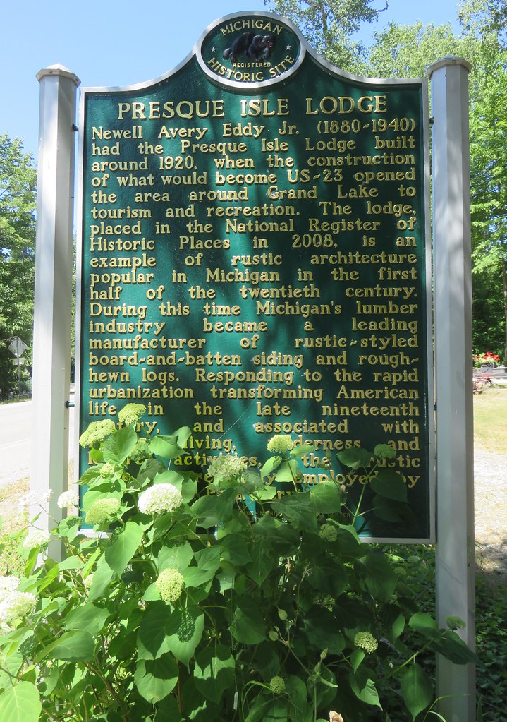 Presque Isle Lodge Marker (Presque Isle, Michigan) Flickr