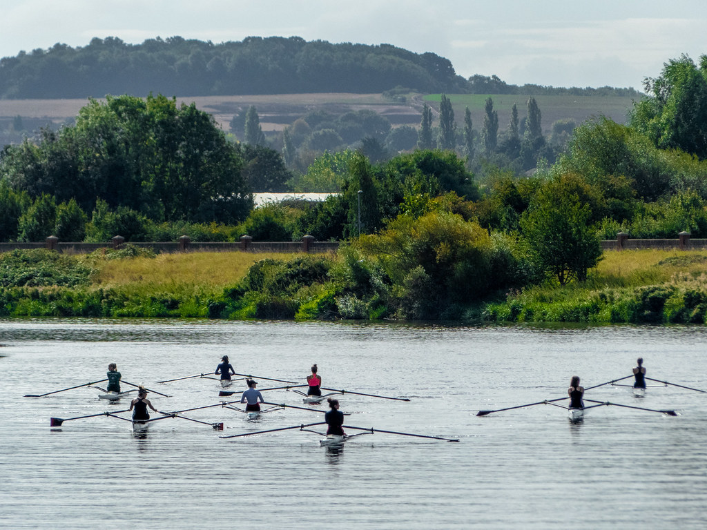 Rowing on the River A kayak lesson on the River Trent, Vic… Flickr
