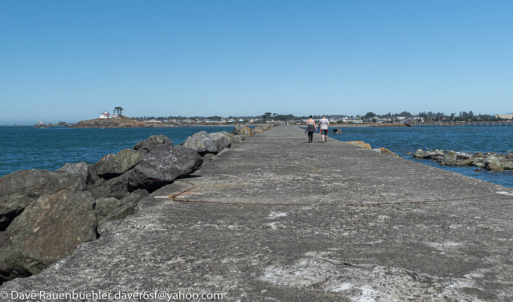Crescent City 82020 Jetty looking back at the harbor Dave R Flickr
