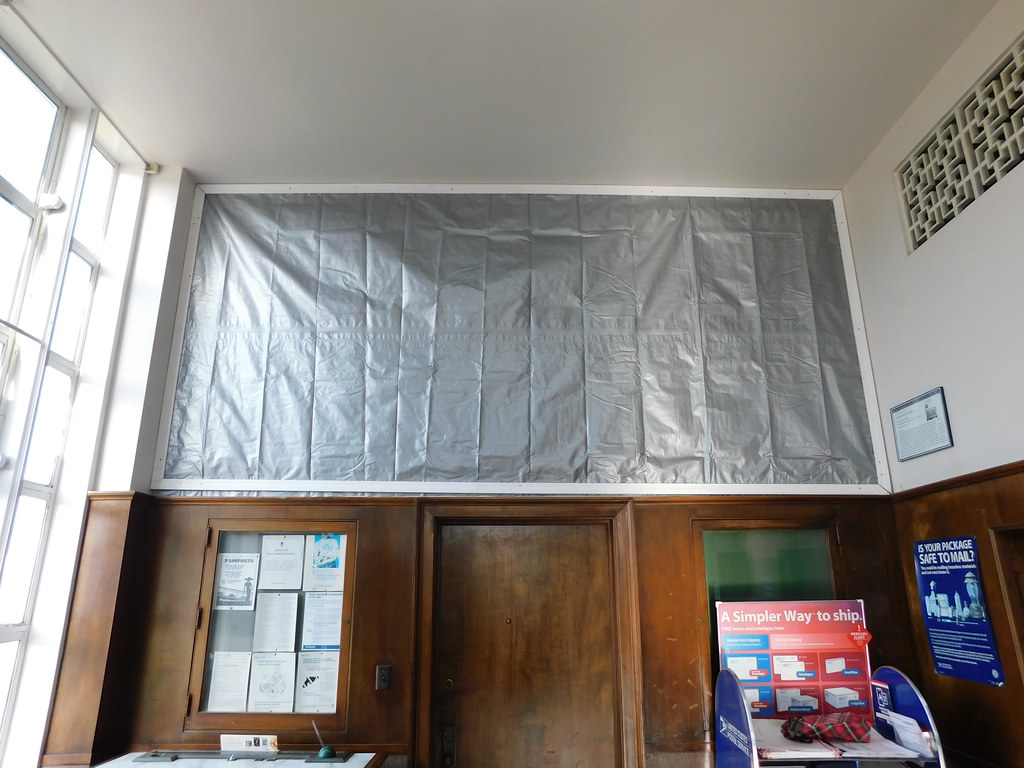 Luverne Alabama Post Office Mural Covered New Deal mural e… Flickr