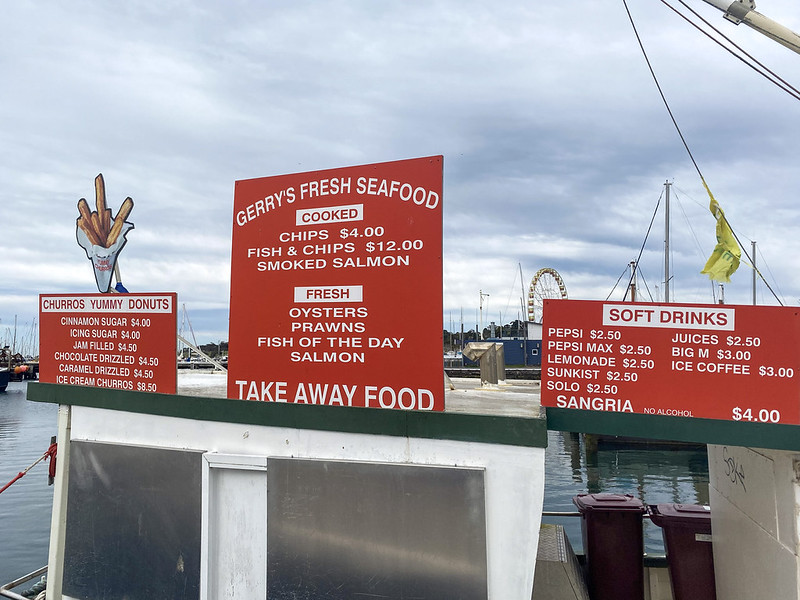 Gerry’s Fresh Seafood At Geelong Waterfront