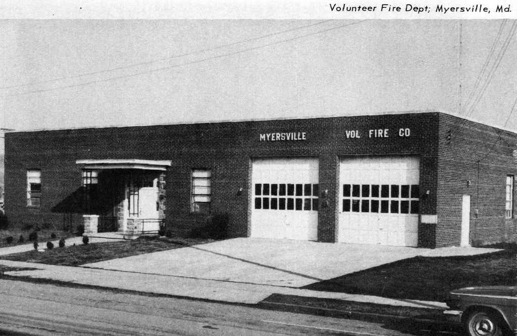 Myersville Fire Department, Myersville, Maryland, Postcard… Flickr
