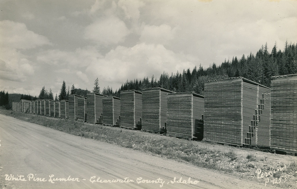 White Pine Lumber, circa 1940s Clearwater County, Idaho Flickr