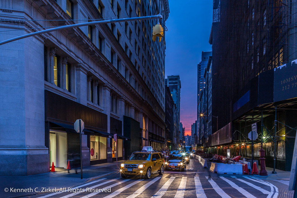 West 24th Street New York City Sunset Ken Zirkel Flickr