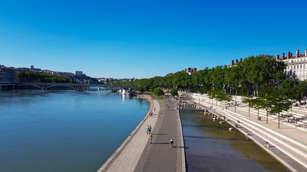 River Rhône, Lyon PartDieu The River Rhône looking back t… Flickr