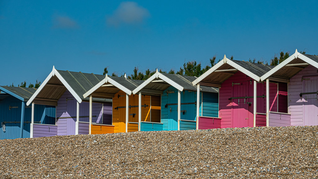 Rustington beach huts, September 2020...... David P Cooper Flickr