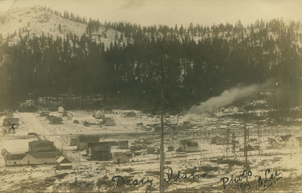 Town View, circa 1910 Deary, Idaho Deary, Idaho. Date C… Flickr