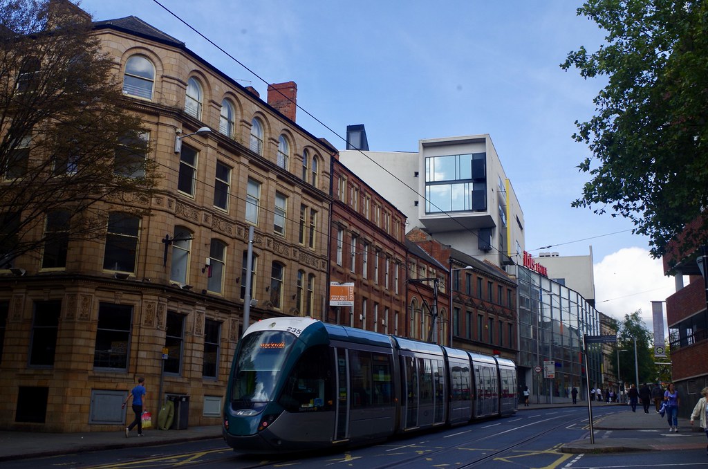 Old and new buildings on Fletcher Gate, Nottingham a photo on Flickriver