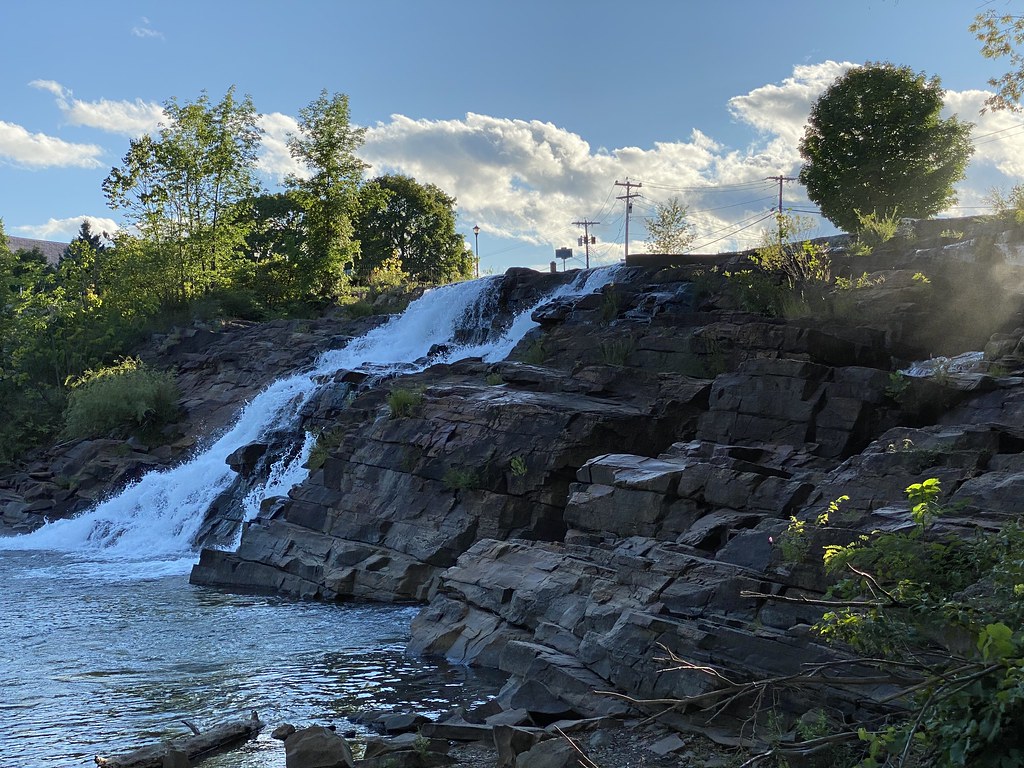Bicentennial Park waterfall, Ticonderoga, NY a photo on Flickriver